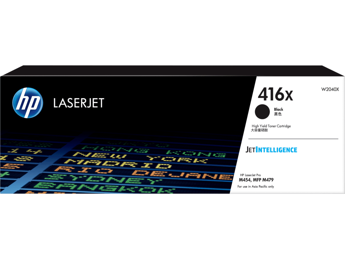 HP 416X High yield Black Original Laserjet Toner (W2040X)